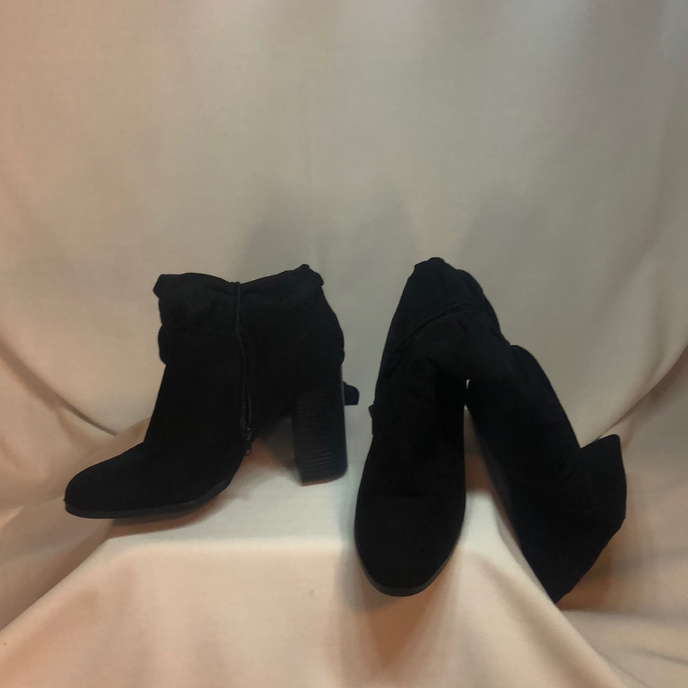 Bamboo Black Lonng Boots Size 10 - Picture 5 of 7